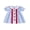 Sky Blue, variant on BemeyourBBs Toddler Girl 4th of July Dress Fourth of July Outfit Baby Girl Memorial Day Independent Day Outfits Summer Gingham Plaid Dress Ice Cream Embroidery Short Sleeve Doll Collar A-Line Dress