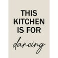 thumbnail image 2 of Mi, Suki 24x32 White Modern Wood Framed Museum Art Print Titled - This Kitchen is for Dancing, 2 of 4