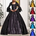 thumbnail image 2 of Renaissance Women, Lace Dress for Women, Irish Renaissance Dress for Halloween Retro Gown, 2 of 5