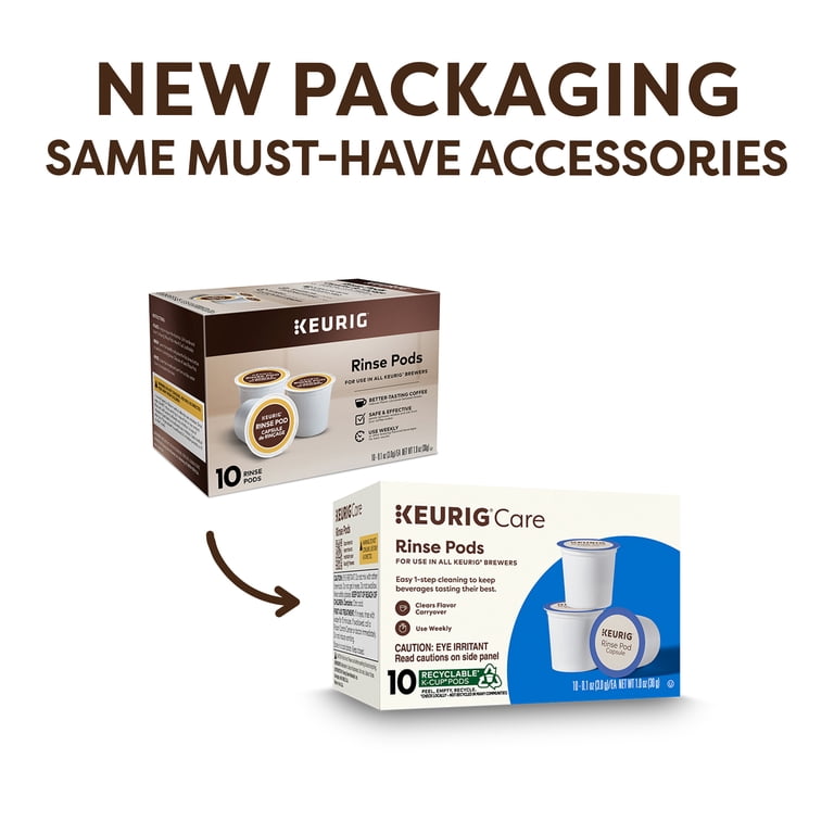 Keurig 　10箱 Keurig Quick Cleaner 10ct Rinse Pods for Flavor Reduction
