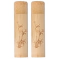 thumbnail image 2 of Bamboo Tube Tea Canisters Tea Canister Environmentally Durable 2PCS For  Spices Various Nuts Coffee Beans Bamboo Pattern, 2 of 8