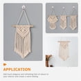thumbnail image 3 of unbranded Tapiz Bohemio Tejido Macramé Color Marfil Para De Habitación, 3 of 7