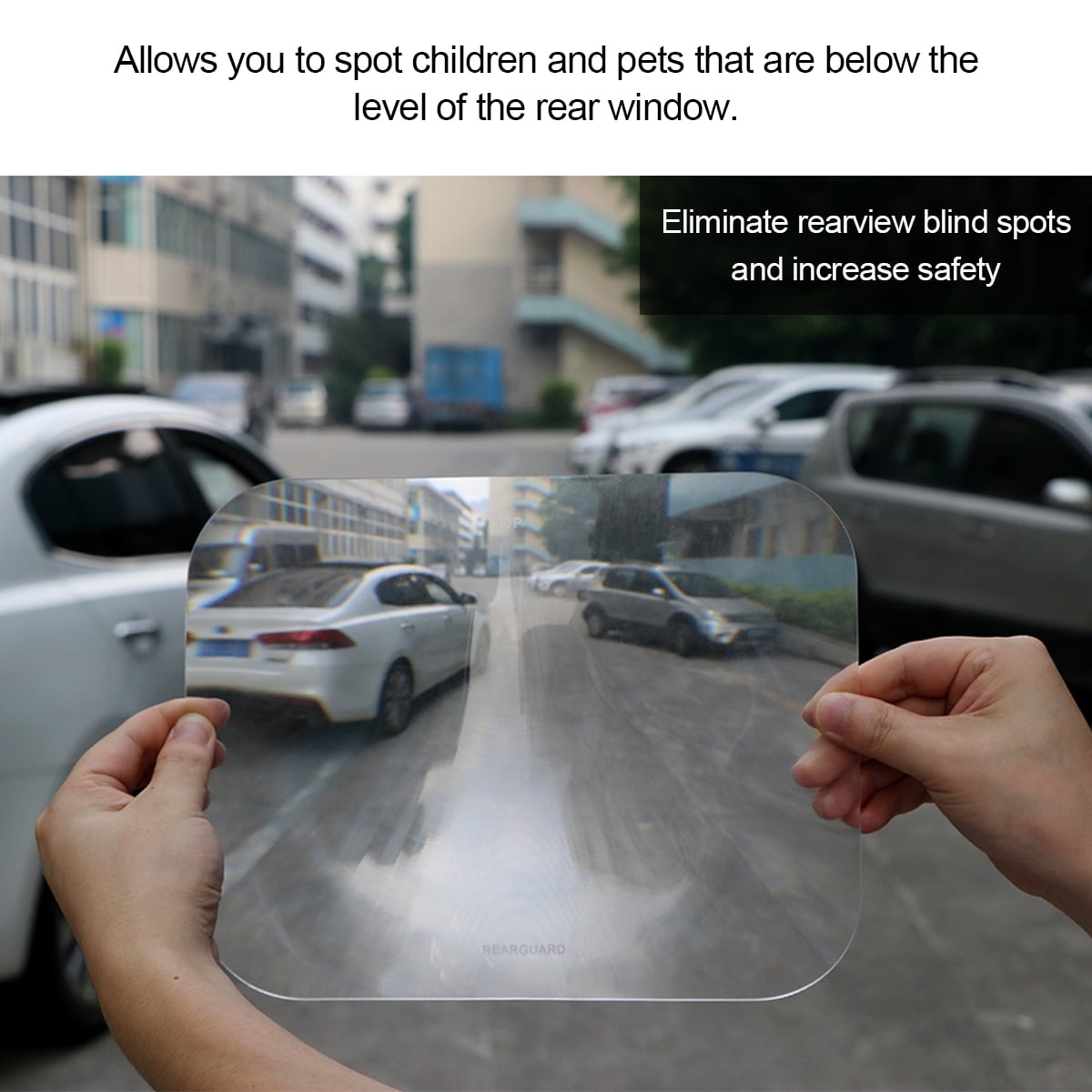 WIDE ANGLE PARKING LENS Back Window Reversing Aid S Blind Spot Rear View Car