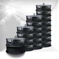 thumbnail image 3 of Labymos 2ft 6 Layer Herb Collapsible Drying Rack W/Zipper Black Mesh Trays Dry Net Hanging for Hydroponics, 3 of 8