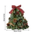 thumbnail image 2 of RKSTN Christmas Tree Pure Pe Simulation Noble Pine Desktop Decoration Christmas Decorations, 2 of 5