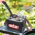 thumbnail image 3 of GRILLART Grill Brush Bristle Free, SteamWizards [Ultra Safe & Efficient] Grill Cleaner Brush with 1 Replacement Head, for Cast Iron and Stainless Steel Grates, Grill Cleaning Brush, 3 of 7