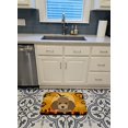 thumbnail image 3 of Carolines Treasures BB1814RUG Halloween Chocolate & Brown Poodle Machine Washable Memory Foam Mat, 3 of 4