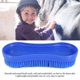 thumbnail image 1 of Professional Silicone Horse Grooming Brush 16.3x6.5x3.5cm Lightweight, 1 of 5