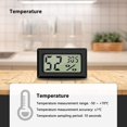 thumbnail image 2 of CHAO 3 piezas de termómetro Celsius portátil e indicador de higrómetro, adecuado para humidificadores de cocina de oficina, incubadoras y orugas, 2 of 5