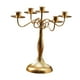 thumbnail image 3 of Candelabro de varios brazos, candelabro decorativo para mesa de comedor, cónico para club, repisa de Halloween Oro con 5 brazos, 3 of 8