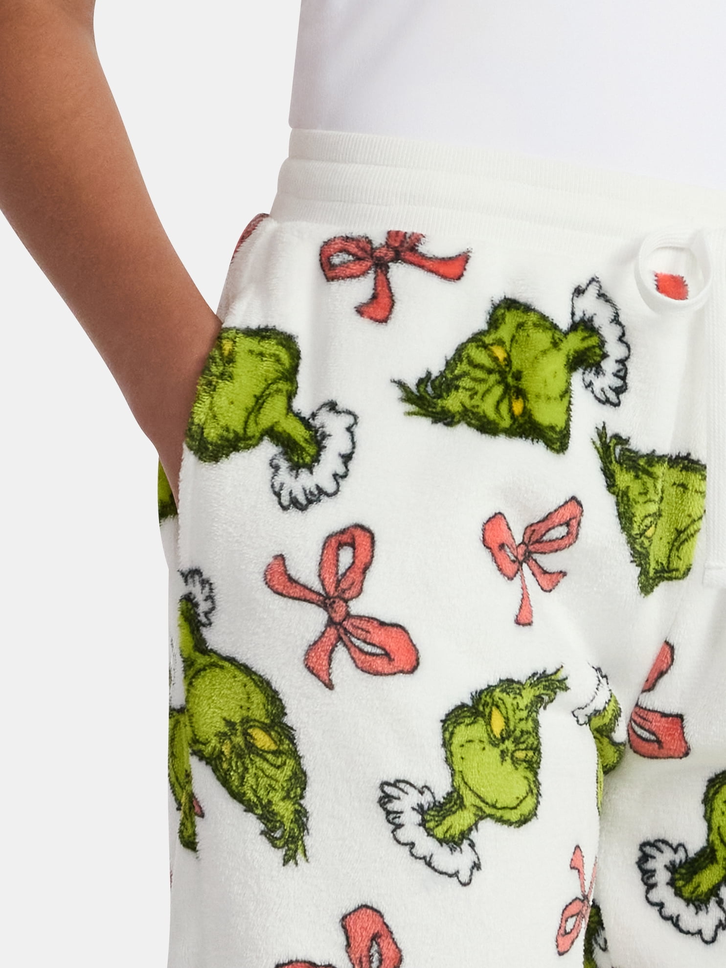 Dr. Seuss The Grinch Women's Plush Joggers, Sizes XXS-XXL