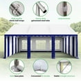 thumbnail image 3 of Summit Living 16 X 20 FT Party Tent Outdoor Canopy Tent for outside party wedding tent with Sidewalls, Blue and White, 3 of 7