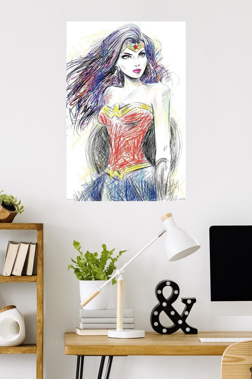 Wonder Woman de DC Comics - Croquis