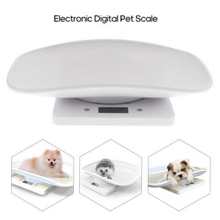 Agatige Pet Scale, Digital Small Animals Scales with Removable Tray, Puppy  Whelping Supplies Scale LCD Display Digital Scale g/ml/oz/lb Units for