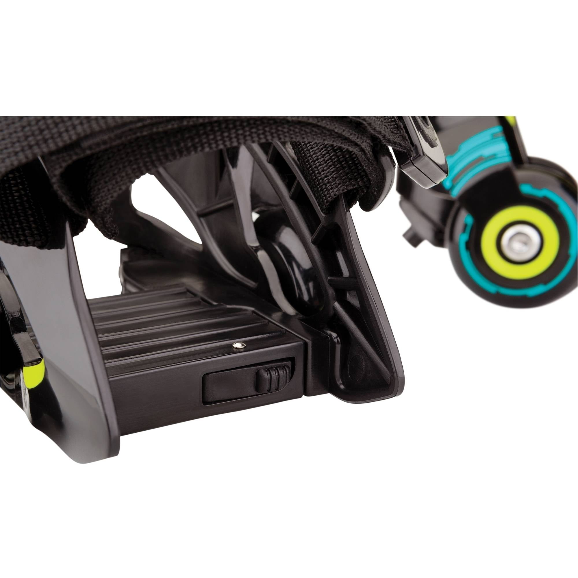 Razor Jetts Heel Wheels- Black/Green, Skate Shoes with Wheels for Kids Ages 6 and Up, Fit Shoes US Youth 12 and Adult 12+ and Up, Unisex