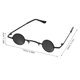 thumbnail image 2 of 2pcs gafas de sol de círculo pequeño vintage gafas de sol de moda hippie gafas de sol, 2 of 4