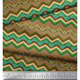 thumbnail image 3 of Soimoi Tissu Viscose Georgette Imprimé Géométrique Sud-Ouest Tissu au Mètre 42 Pouces de Large, 3 of 3