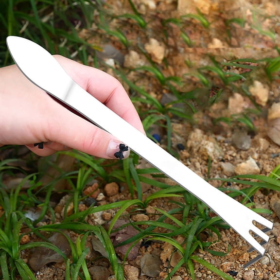 ChicYu Bonsai Rake Tool,Stainless Steel Mini Rake for Potting Mix Loosening and Indoor Plants Care with Ergonomic Handle for Gardening Plants sliver