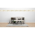 thumbnail image 4 of Dundee Deco Prepasted Wallpaper Border - Floral Brown, Beige, Green, Red Peach, Cherry, 15 ft x 6.8 in, 4 of 6