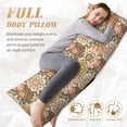 thumbnail image 5 of Lsque Mandala Body Pillow Case Cover,Ultra-Soft Microfiber Bed Pillow Cases 20x54 inches,Elegant Bedding,Breathable Durable Pillow Cover with Envelope Closure, 5 of 8