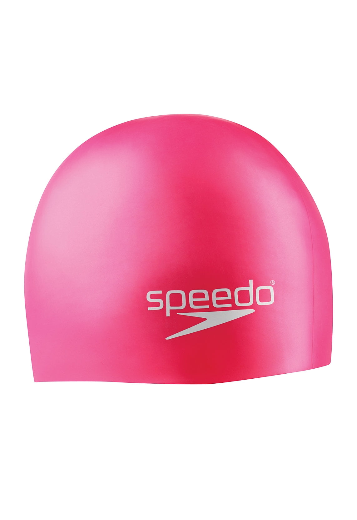 Speedo Silicone Solid Swim Cap Blue One Size for sale online 