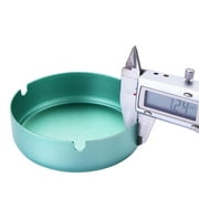1 Ashtray Stainless Steel High Temperature Resistant Drop Resistant Round Design Ashtray
