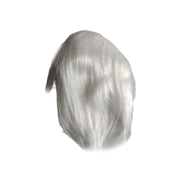 Tholdsy Pelo de felpa y encantador postizo exquisita apariencia muñecas peluca resistente al desgaste accesorios de muñeca para disfraces Muñecas y casas de muñecas Blanco Tholdsy FN011456-02