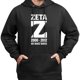 thumbnail image 3 of Sudadera Unisex con Capucha, Estampado Gráfico de Letras y Número, Color Negro, Mezcla Algodón-Poliéster, 3 of 5