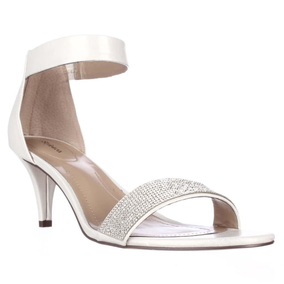 Womens SC35 Phillys Sparkle Evening Sandals - White Silver