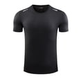 thumbnail image 5 of Men's Fashion Short Sleeve T Shirt Loose Fit Running Gym Workout Athletic Activewear Casual Summer Top Comfortable Breathable Tee Mens Casual Crew Neck Basic Tees, 5 of 9