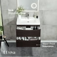 thumbnail image 3 of Eviva Smile 30" Chestnut Modern Bathroom Vanity Set with Integrated White Acrylic Sink, 3 of 7