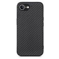 thumbnail image 2 of Case for iPhone 16e Fiber Texture Case, Slim Thin Protective Cover Skin for iPhone 16e, with Anti-Slip Strip Sturdy Shockproof Lens Protection Phone Case, Black, 2 of 11