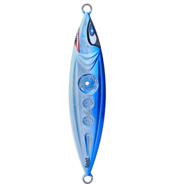 200g Jigging 3D Noctilucence pez artificial señuelo cebo herramienta de pesca de agua salada
