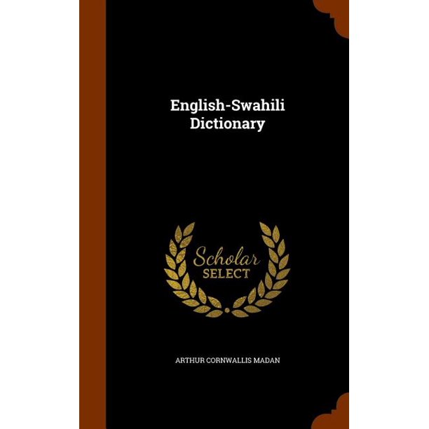 EnglishSwahili Dictionary