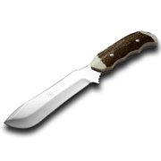 UPC 026615184522 product image for HEN & ROOSTER AND Genuine Deer Stag Full Tang Skinner Stainless Fixed Blade Knif | upcitemdb.com