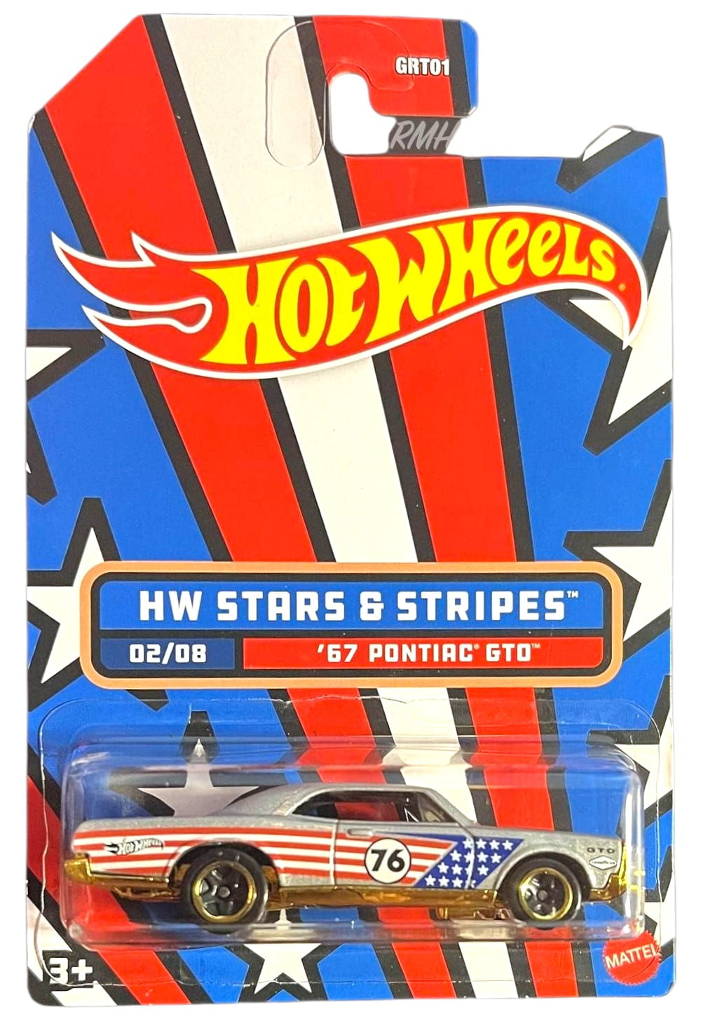 Hot Wheels 2022 HW Stars and Stripes Complete Set of 8 Diecast Vehicles GRT01-956C