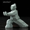 thumbnail image 5 of Tai Chi Statue, Yin Yang Figurine for Home Decor, Meditation Zen Sculpture, Feng Shui Gift, Handcrafted Sandstone Artwork for Office Bookshelf Desktop Decor (Style A), 5 of 8