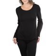 thumbnail image 2 of ToBeInStyle Women's Roll-Up Sleeve Pocket Top, 2 of 2
