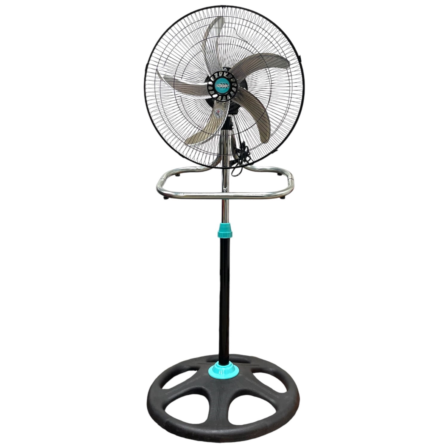 ZNERGY 2 PACK 18 Inch 2 in 1 Modern Industrial Floor And Stand Fans 3 Speeds Metal Blades Oscillation