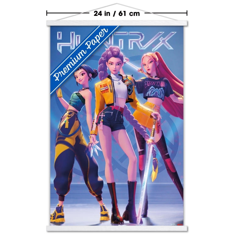 Netflix KPop Demon Hunters (2025) - Huntrix Hero Group Wall Poster