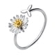 thumbnail image 2 of Anillos para mujer, regalos para mujer, flor, lindo, hoja pequeña, anillo abierto de hoja, 2 of 5