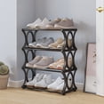 thumbnail image 2 of sruoe Shoe Racks, Shoe Rack for Entryway Single Shelf, Shoe Rack for Front Door Entrance, Shoe Storage, for Multilayer Home Shoe Rack, Stainless Steel Shoe Rack, 2 of 6