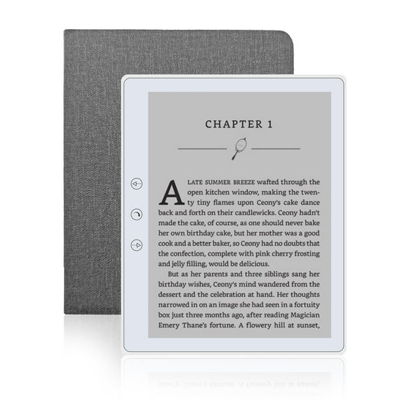 Veidoo 5.8 inch Ebook Reader, HD Touch Screen Carta E-Ink Technology, 32GB ROM(TF Card Expansion to 64G), WiFi, Long Endurance, Android E-Reader with  Cover(Gray)