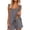 Dark Gray, variant on Women's 2 Piece Pajama Set Soft Tank Top and Shorts Bridal Sleepwear