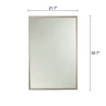 thumbnail image 3 of Chloe Lighting CH8M007CH34-VOV 33 in. Reflection Rectangular Framed Wall Mirror, Silver, 3 of 3