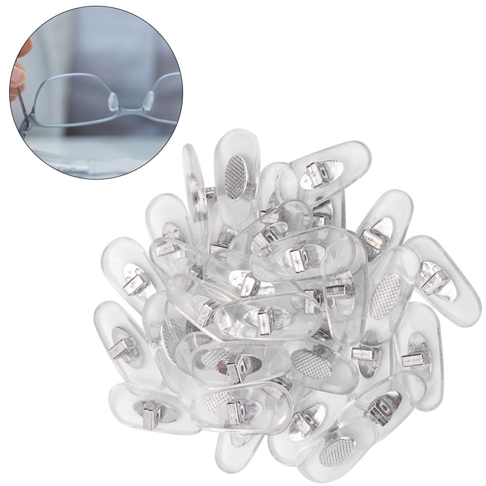 Tebru Sunglasses Nose Pad,20 Pairs Soft Inserted Type AntiSlip Nose