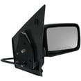 thumbnail image 3 of DAMAIJOY 1pc Right Passenger Side Textured Black Power Heated Operate Manual Folding Exterior Door Rear View Mirror for Ford for Transit Connect XL/XLT 10-11 Without Auto-Dimming FO1321384, 3 of 9