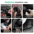 thumbnail image 3 of iSunergy Intercomunicador Bluetooth para casco de motocicleta Q8 6 Riders Group 1200 mAh IP67 impermeable/reducción de ruido CVC/micrófono duro y suave/sonido envolvente 3D/conectable con aplicación S, 3 of 5