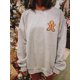 thumbnail image 3 of Sudadera navideña para mujer, holgada, con cuello redondo y manga larga, estilo informal, de gran tamaño, 3 of 5
