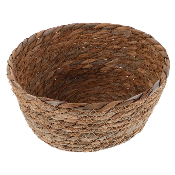 HONMEET Khaki Round Wicker Basket Set - Stylish Woven Storage Baskets for Home Organization, Decor, and Versatile Storage Solutions